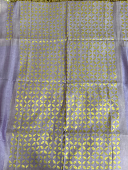 Appliqué Work Chanderi Silk Kurti Fabric