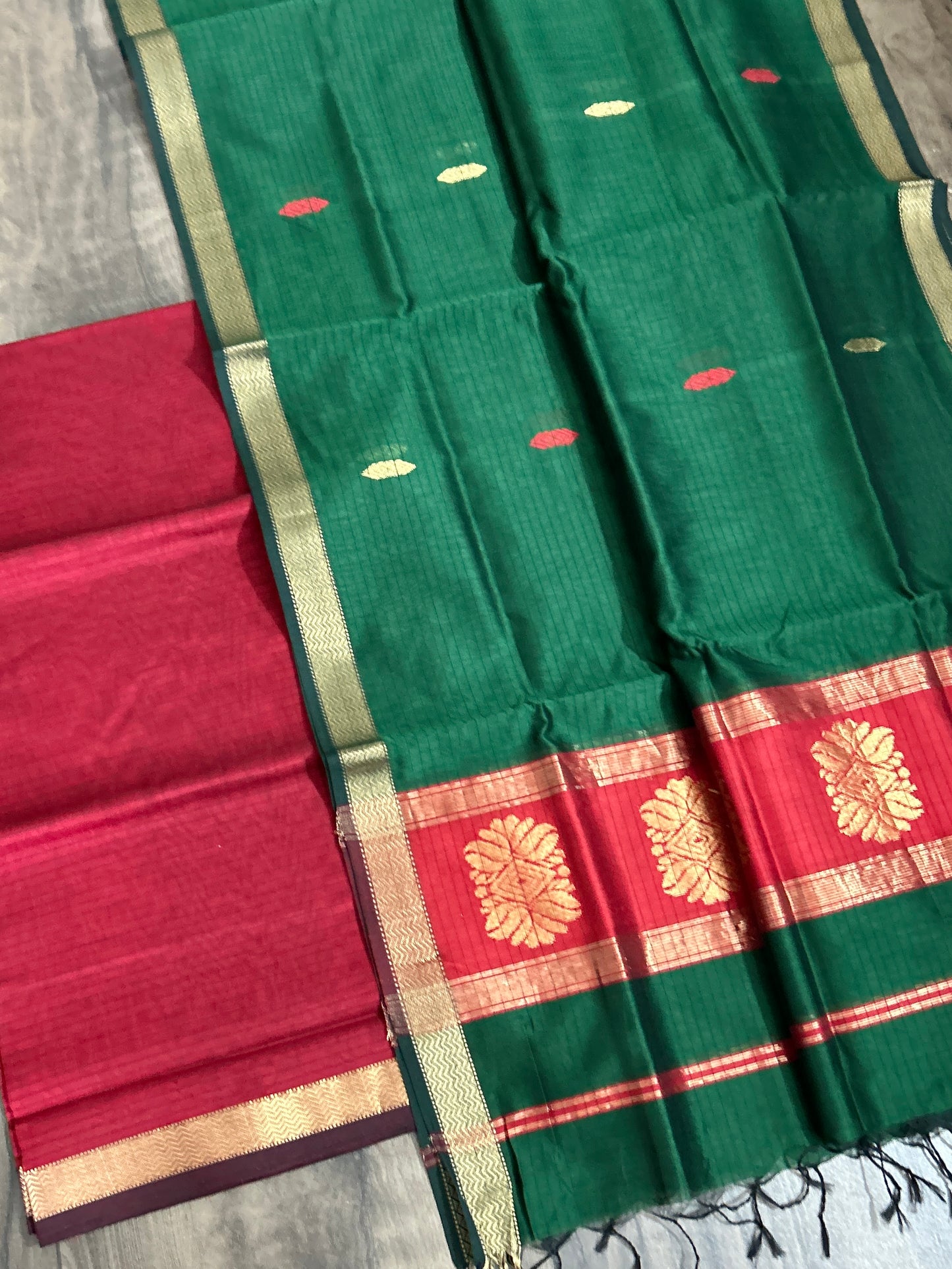 Maheshwari Silk Dress Material