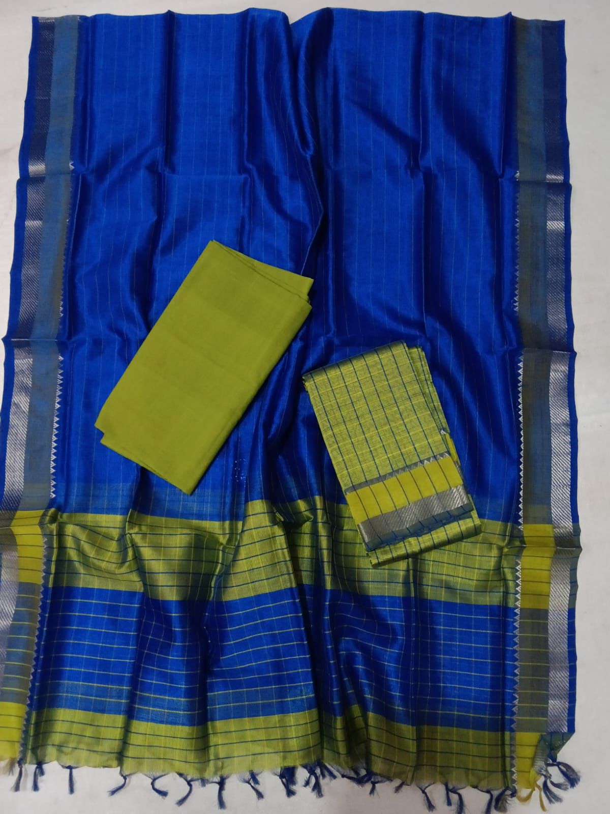 Mangalagiri Silk Cotton Dress Material