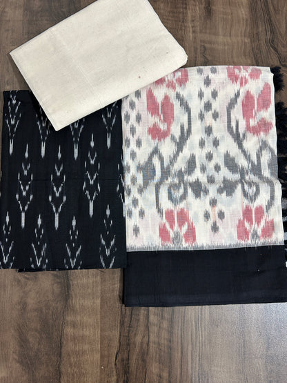 Duble Ikat Cotton Dress Material