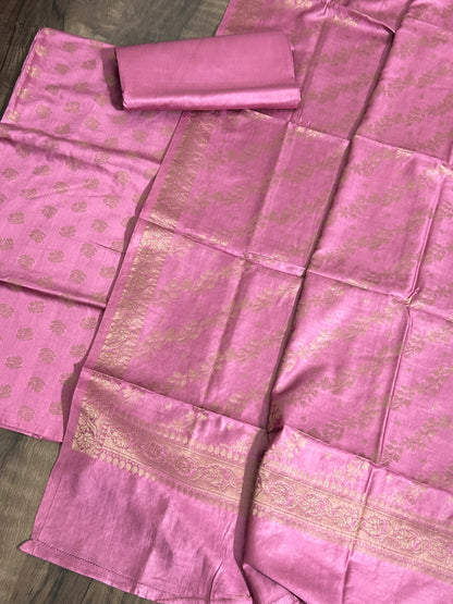Banarasi Silk Cotton Dress Material