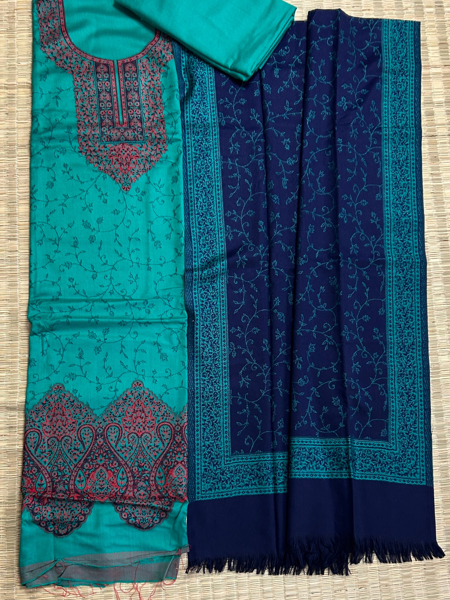 Winter Wear Kani Dress Material