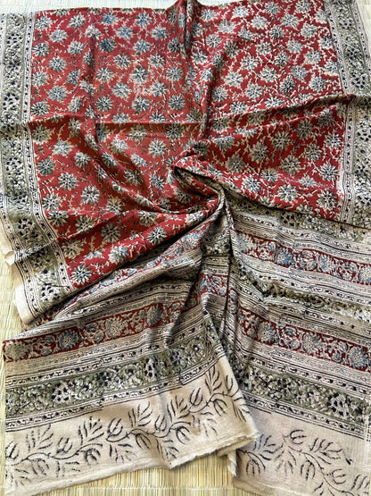 Kalamkari Cotton Dupatta