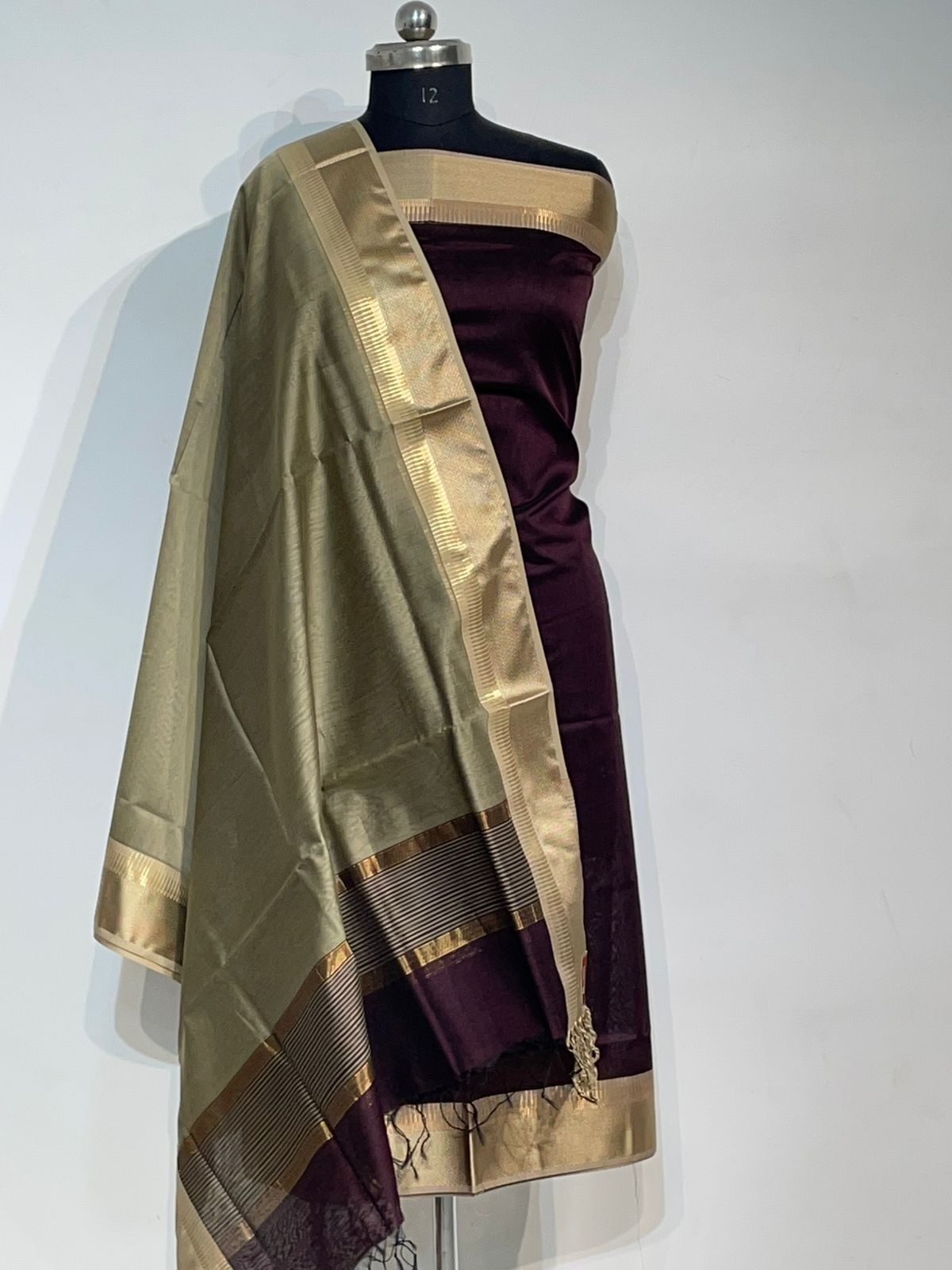 Maheshwari Silk Cotton Dress Material
