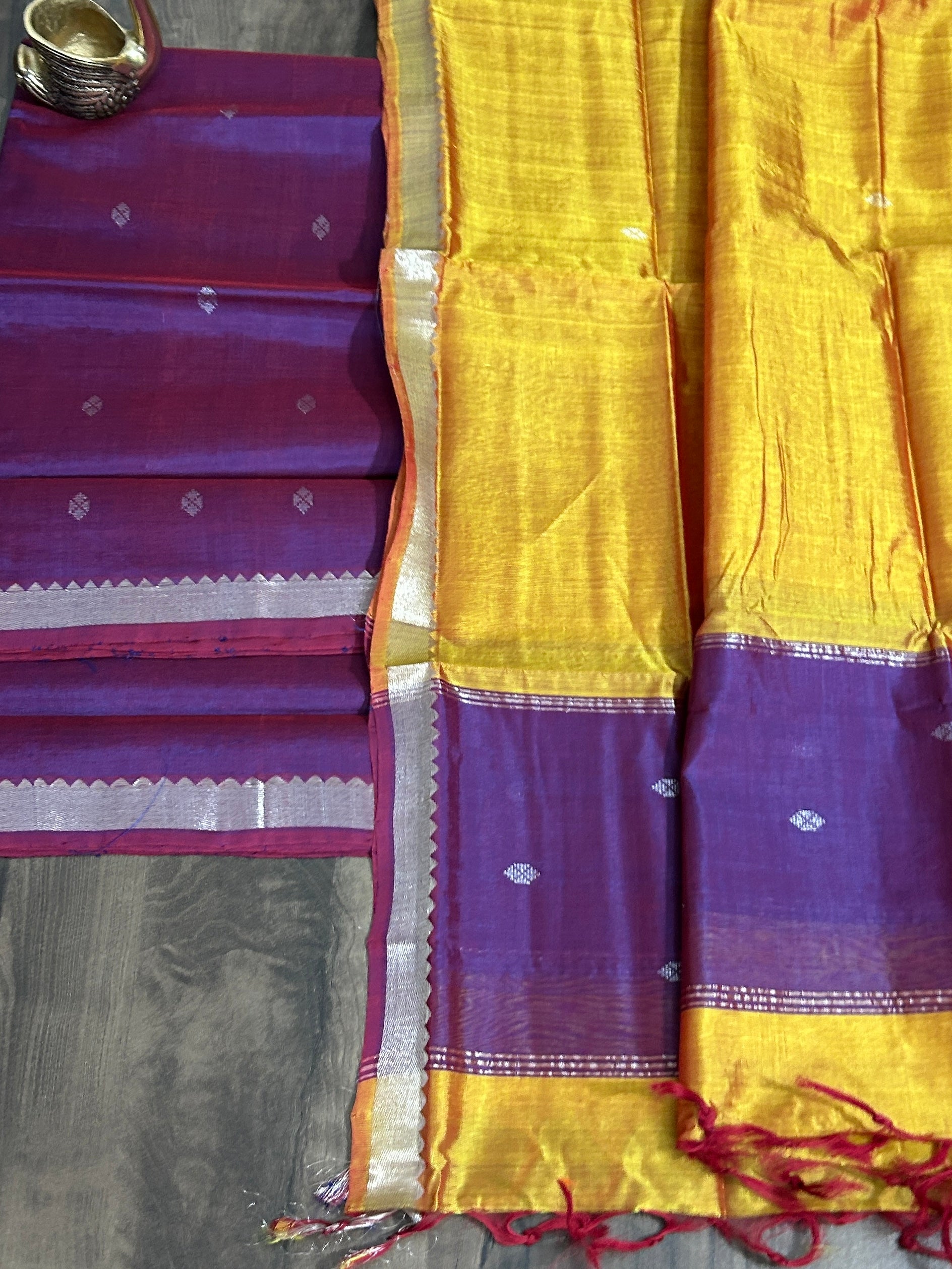 Mangalagiri Silk Cotton Dress Material