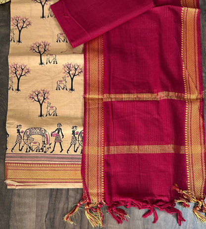 Mangalagiri Cotton Dress Material