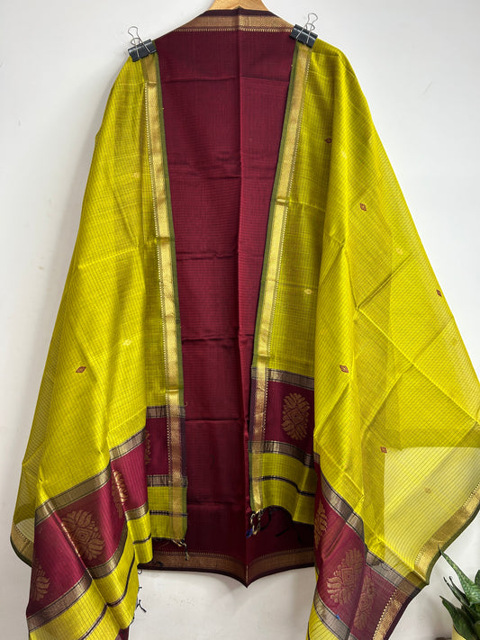 Maheshwari Silk Cotton Dress Material