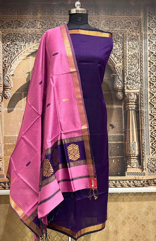 Maheshwari Silk Dress Material