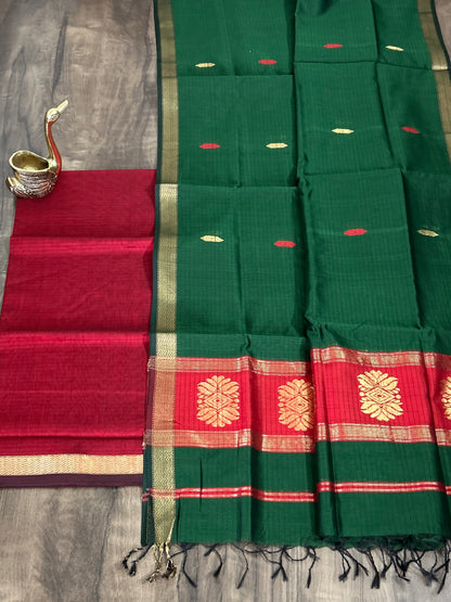 Maheshwari Silk Dress Material