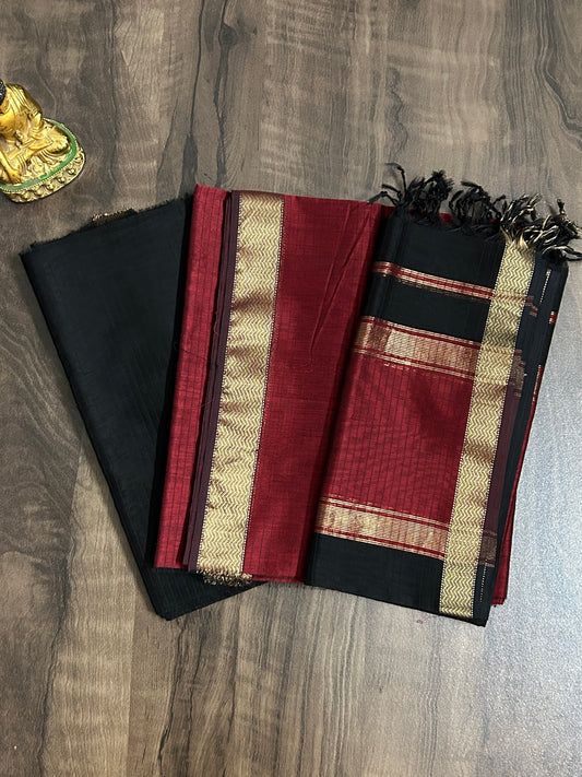 Maheshwari Silk Cotton Dress Material
