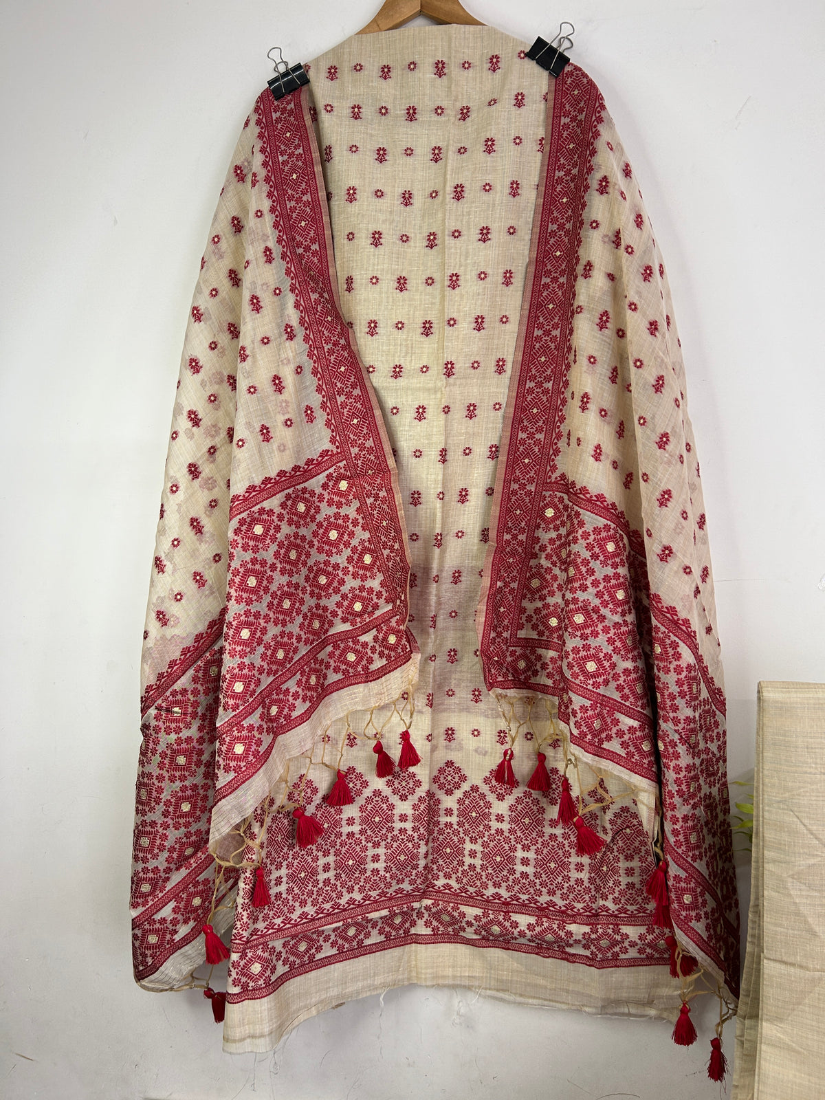 Assam Muga Cotton Hand Woven Dress Material