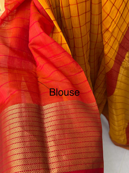 Maheshwari Silk Cotton Saree