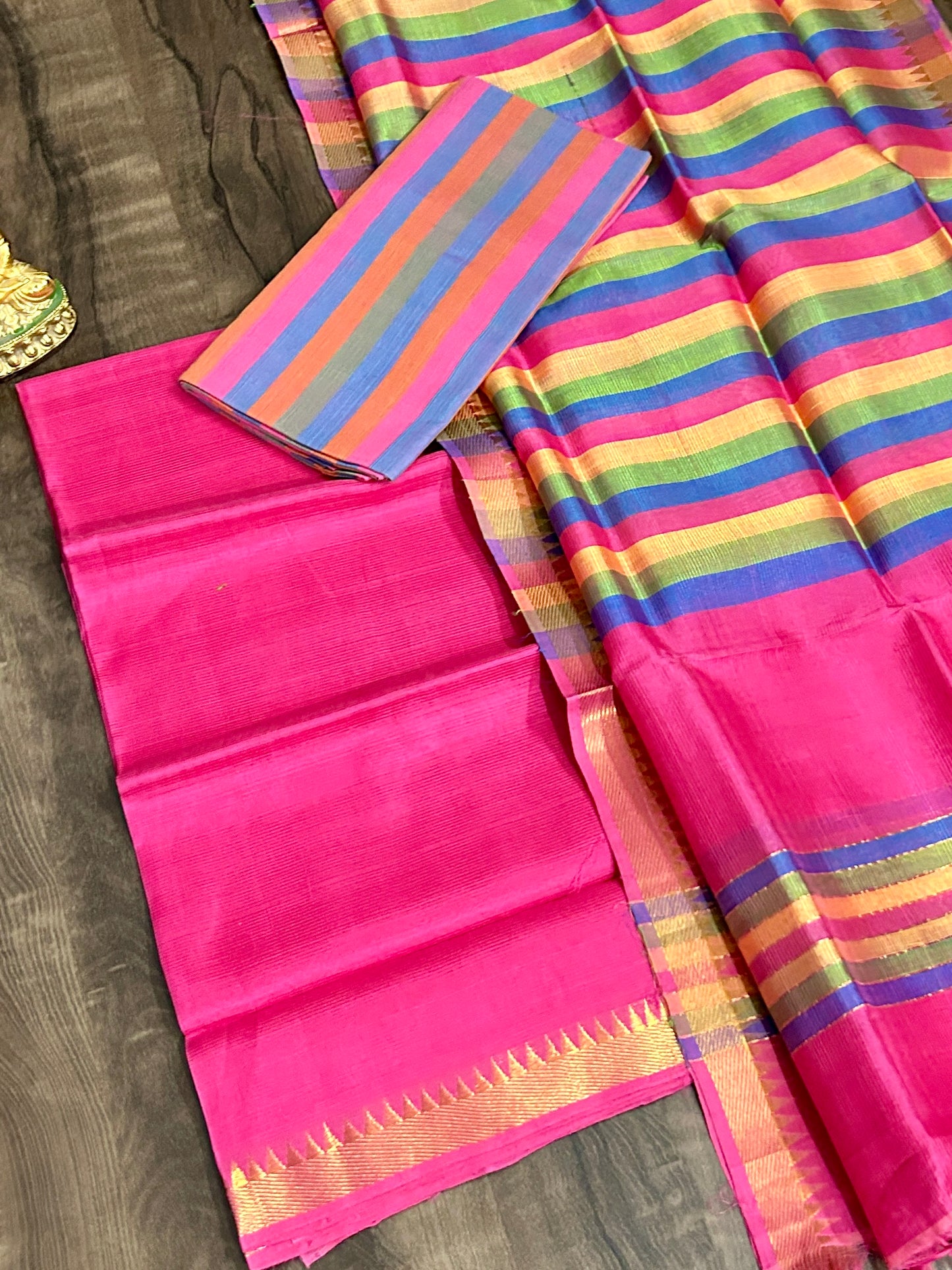 Mangalagiri Silk Cotton Dress Material