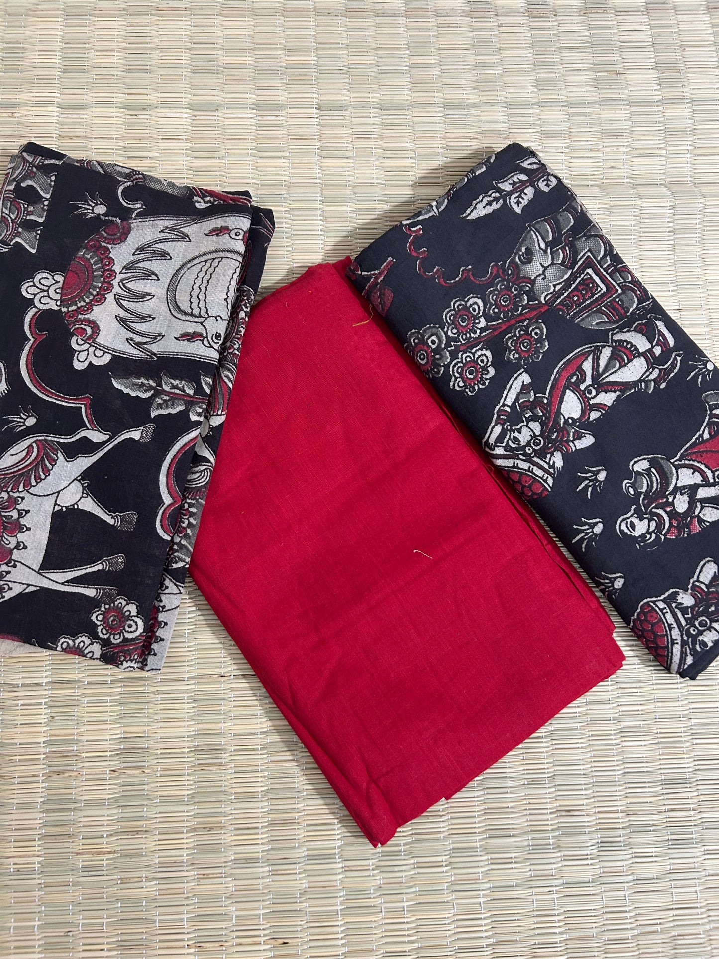 Kalamkari Cotton Dress Material