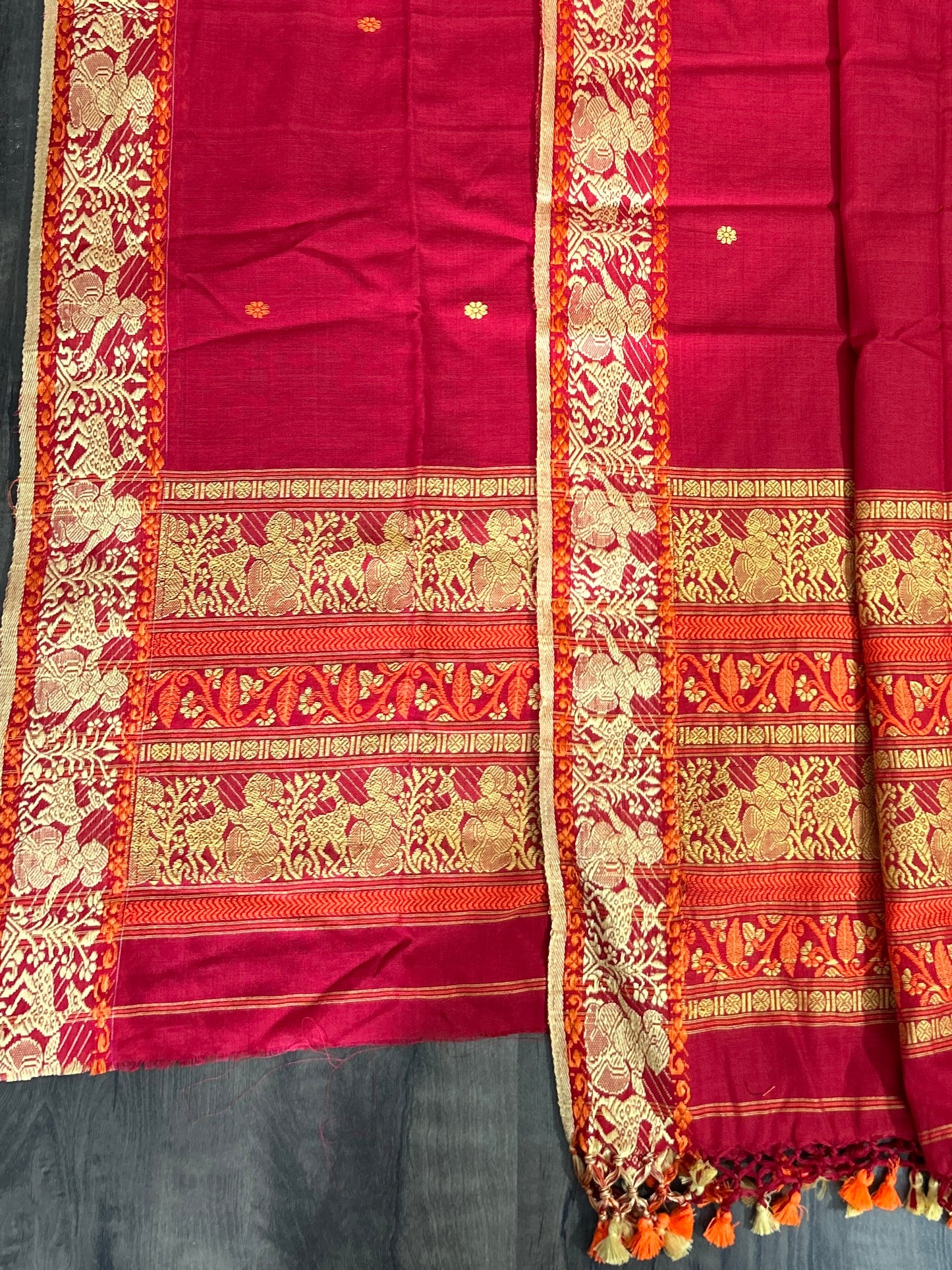 Baluchari Cotton Dress Material
