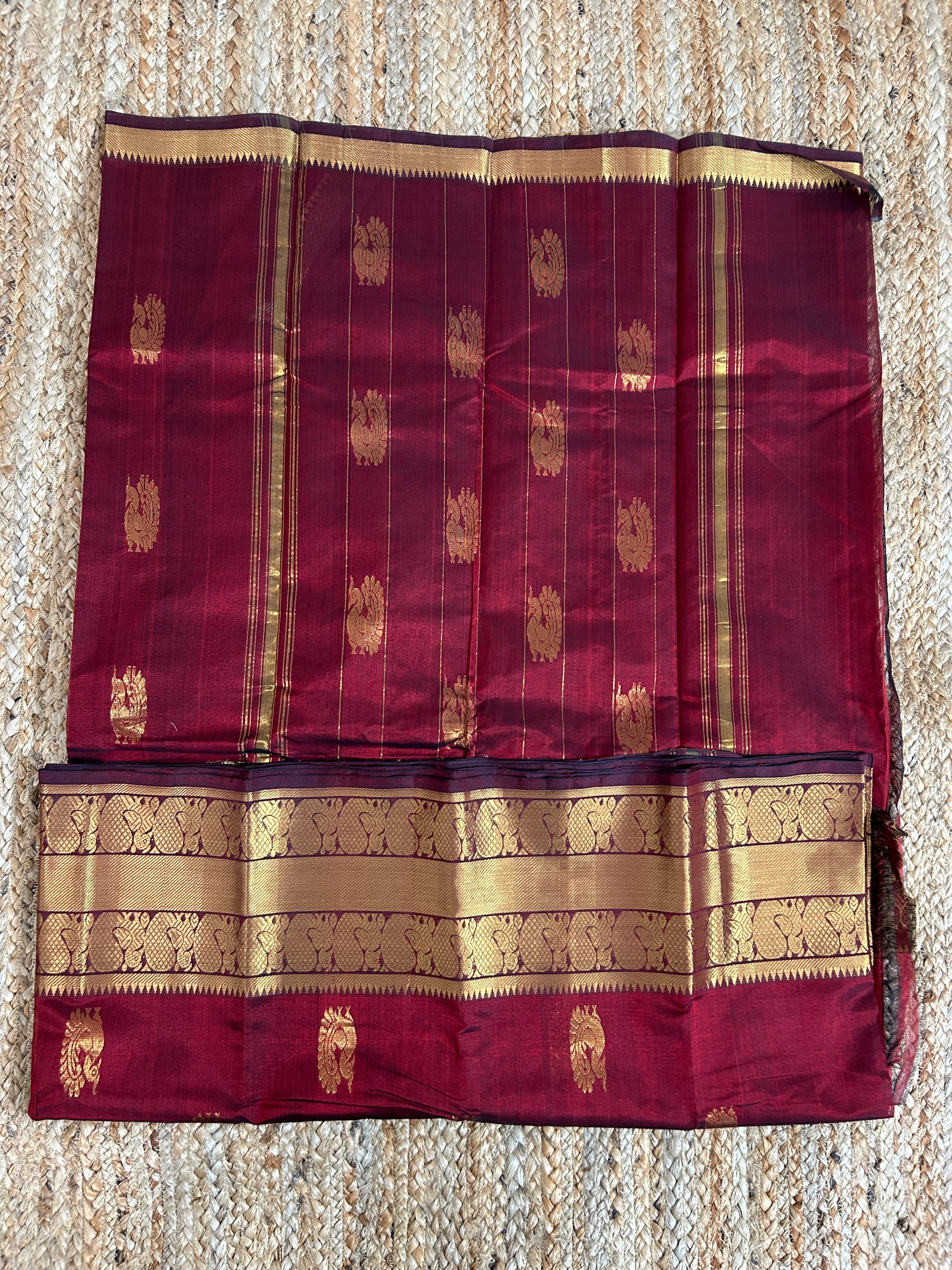 Mangalagiri Silk Hand Woven Saree