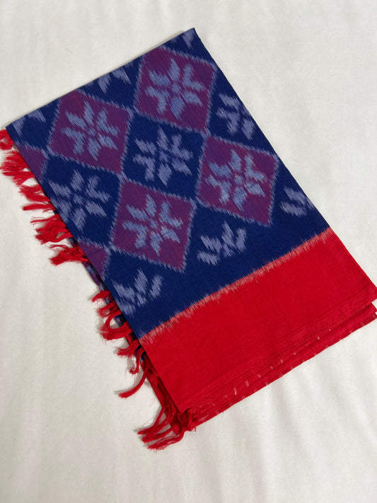 Ikat Mercerized Cotton Dupatta
