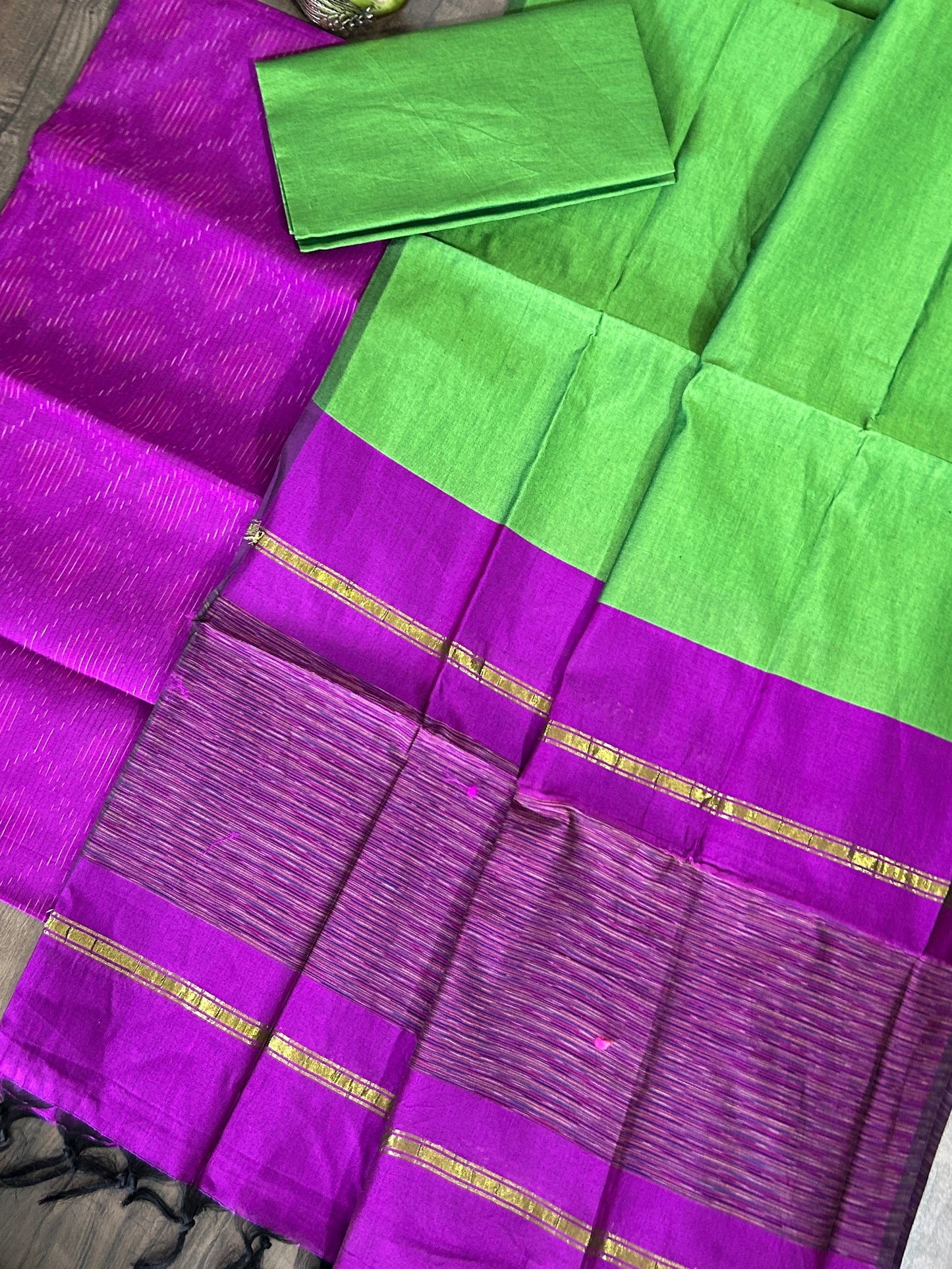 Ikat Cotton Silk Dress Material