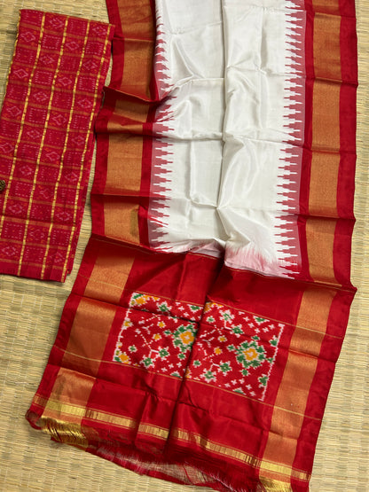 Pochampally Pure Silk Dress Material