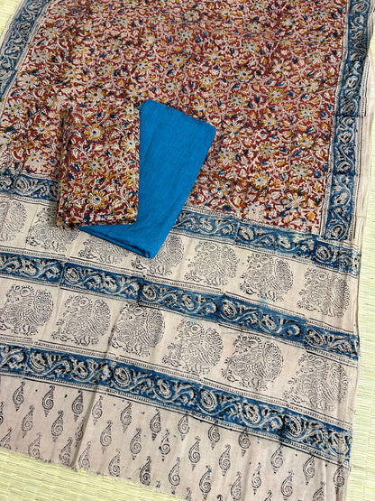 Kalamkari Cotton Dress Material