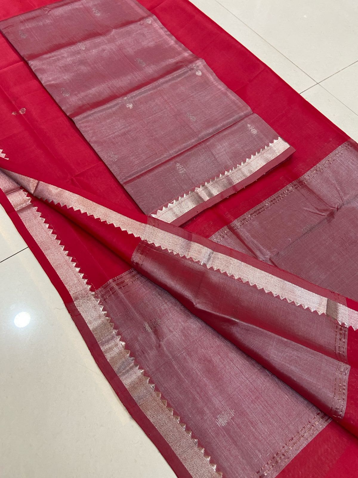 Mangalagiri Silk Cotton Dress Material