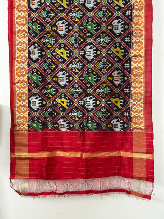 Pochampally Pure Silk Narikunj Dupatta