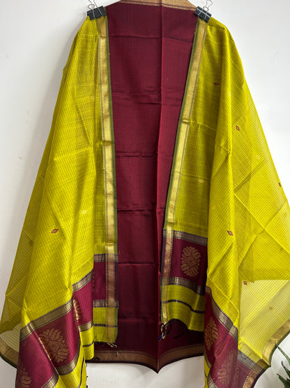 Maheshwari Silk Cotton Dress Material