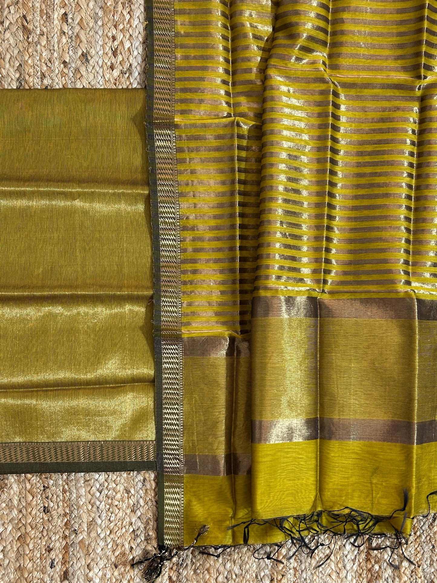 Maheshwari Tissue zari Dress Material