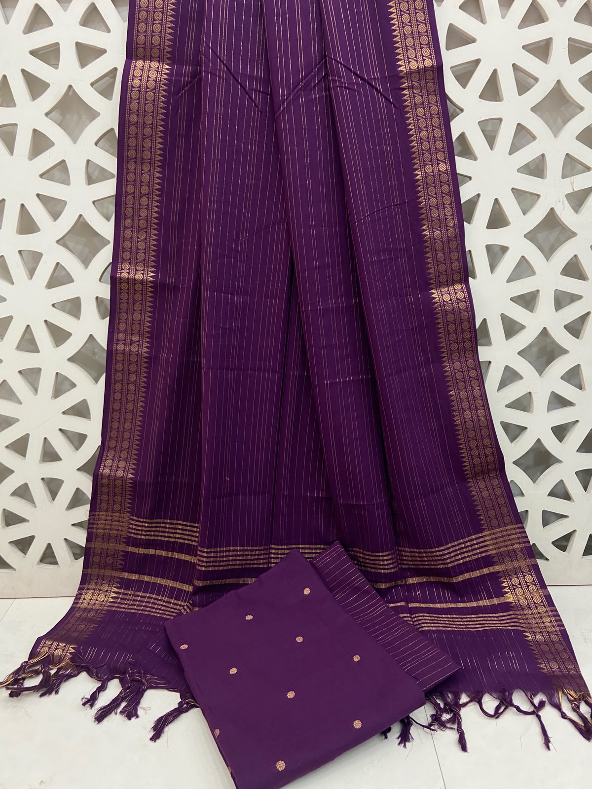 Handloom Cotton Dress Material
