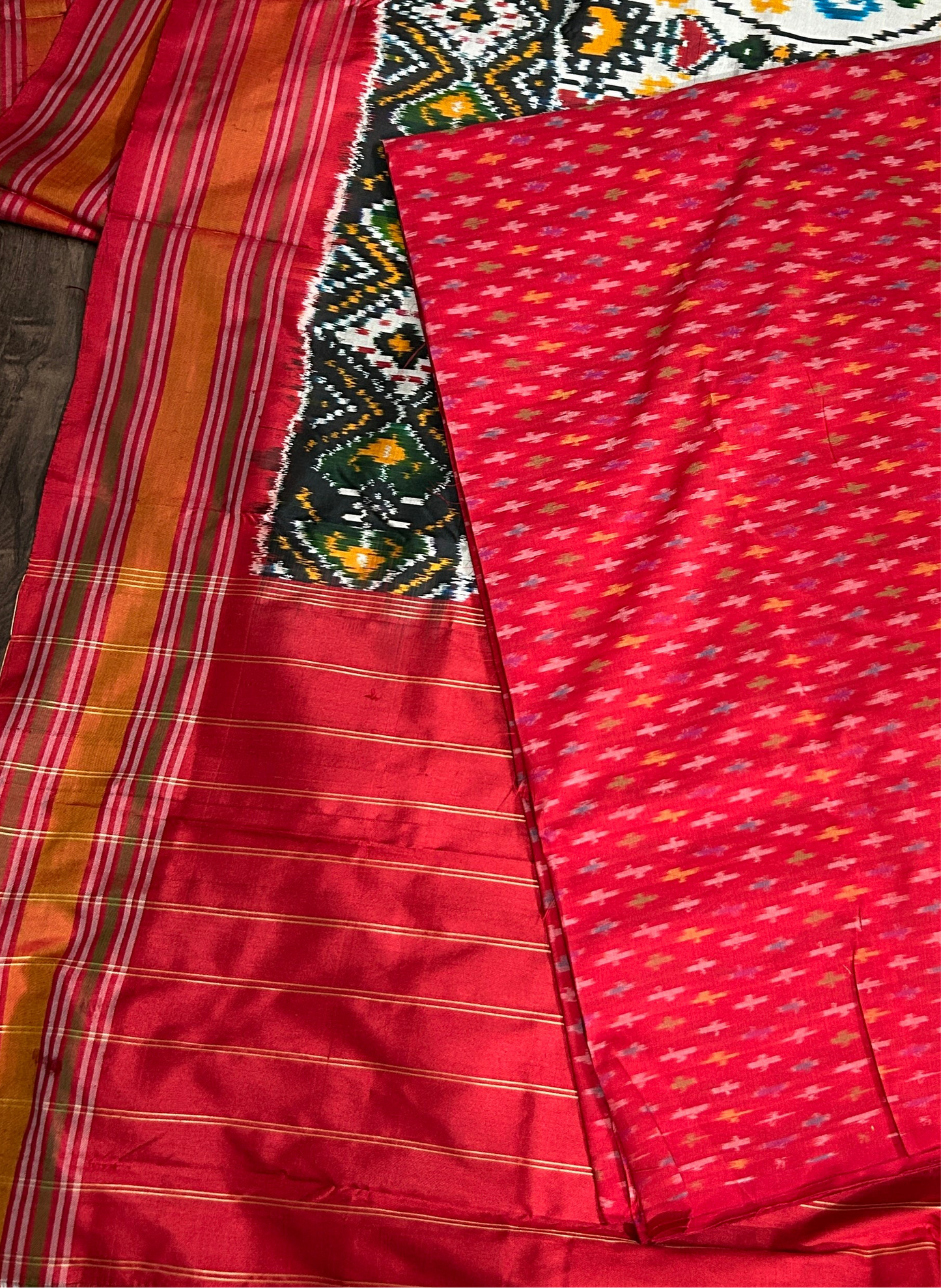 Pochampally Pure Silk Dress Material