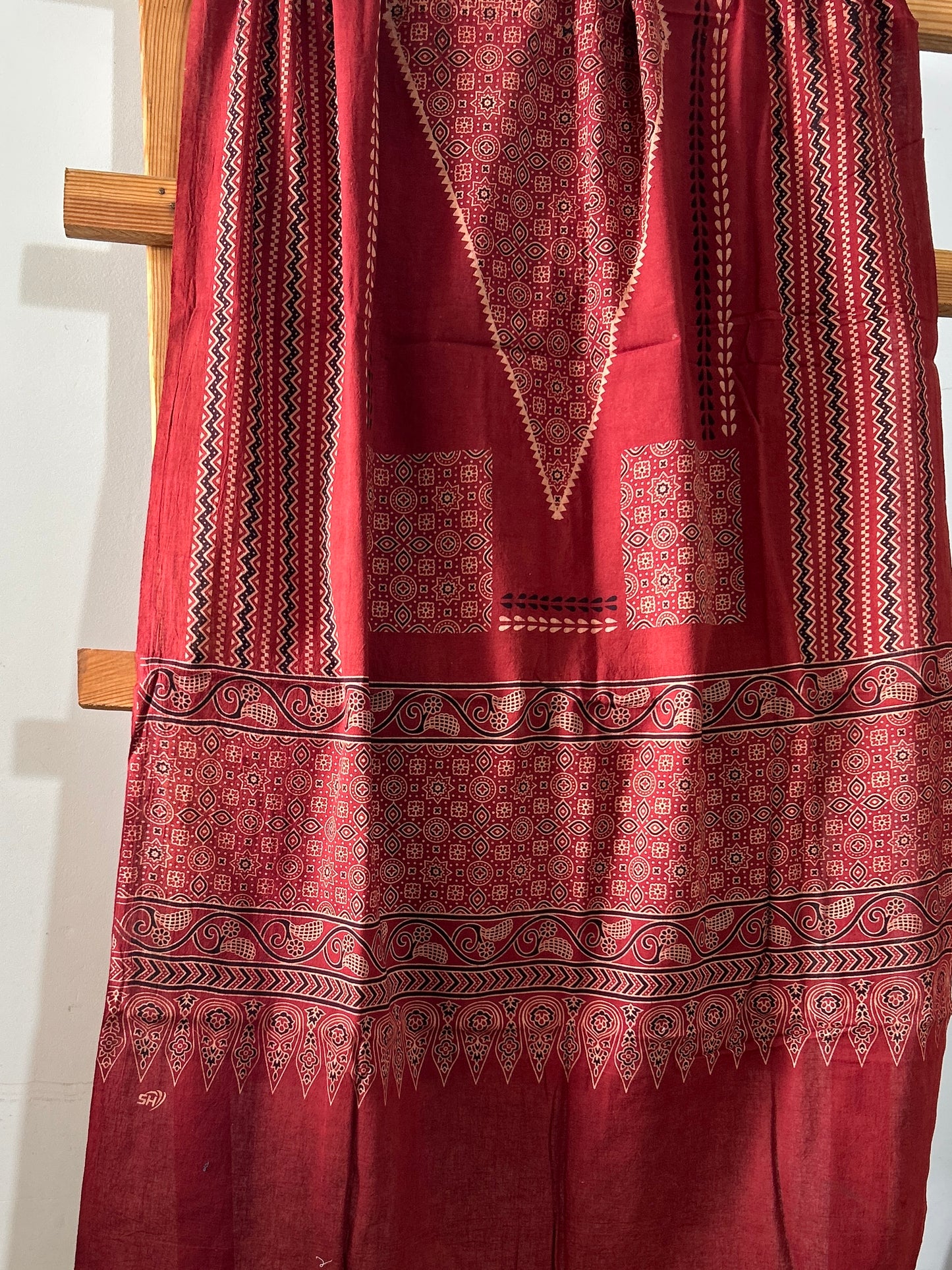Ajrakh Cotton Dupatta