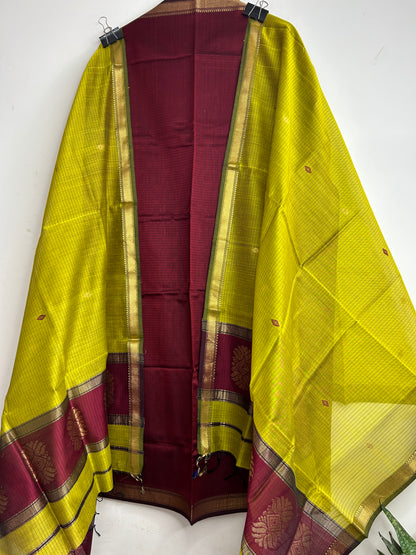 Maheshwari Silk Cotton Dress Material