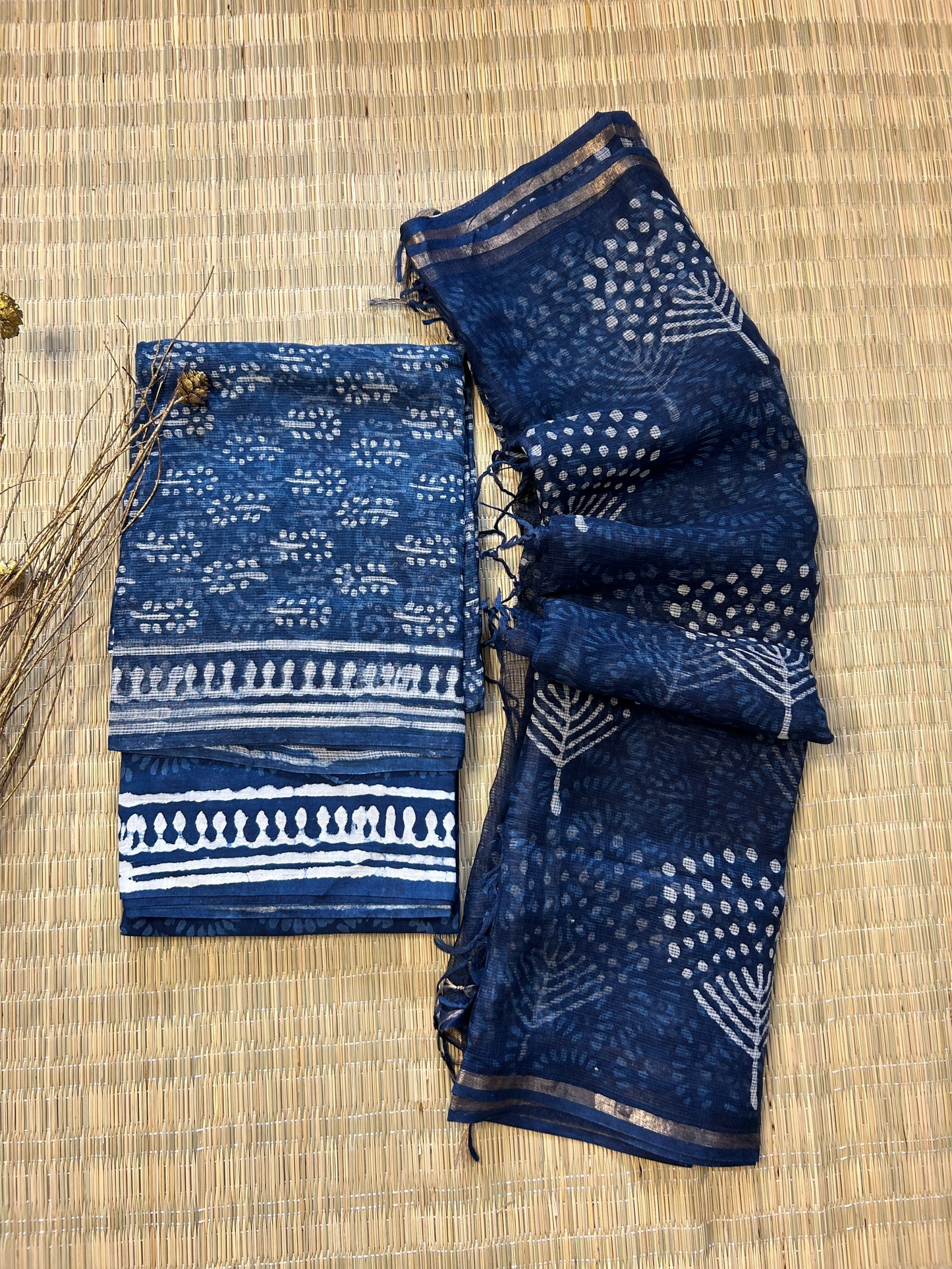 Hand BlockPrint Kota Doriya Dress Material