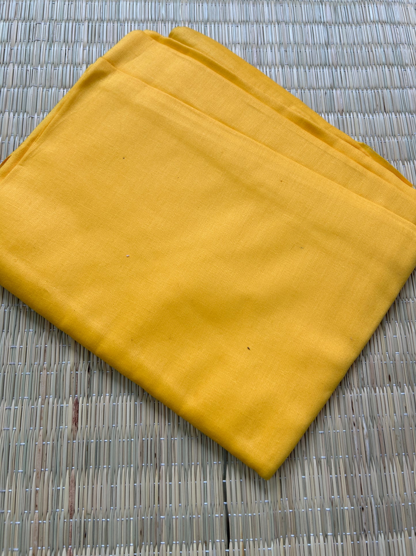 Yellow Cotton Fabric (2 Meter)(fab 88)