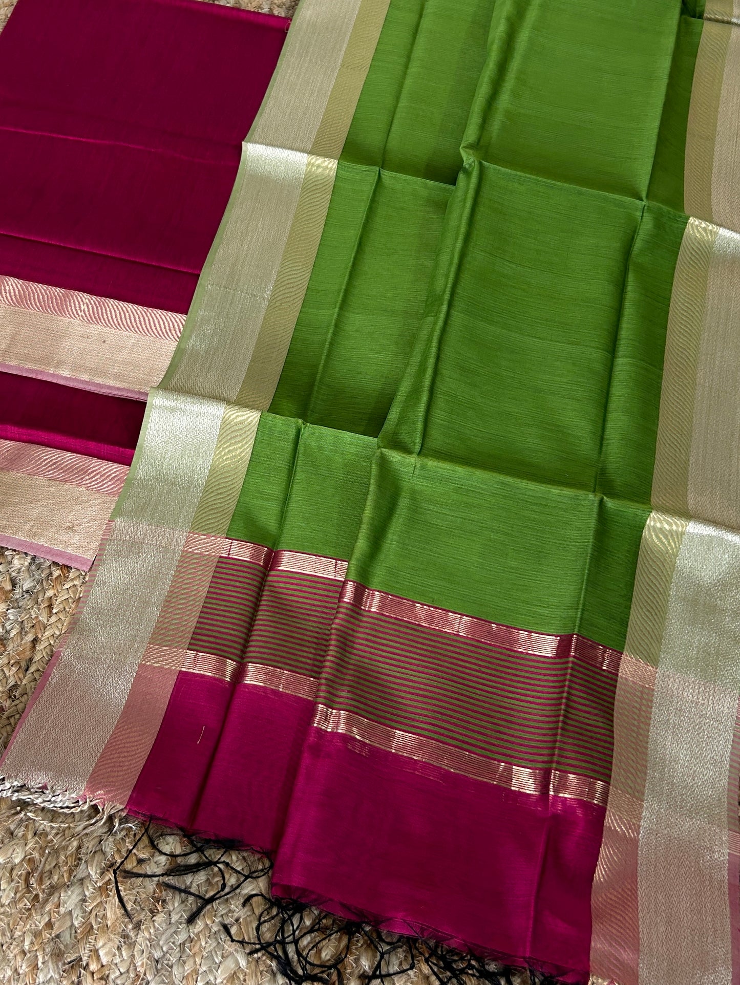 Maheshwari Silk Cotton Dress Material