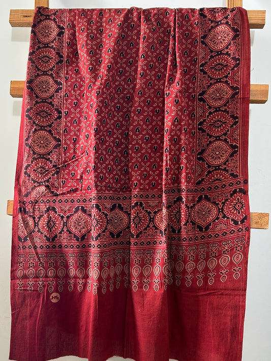 Ajrakh Cotton Dupatta