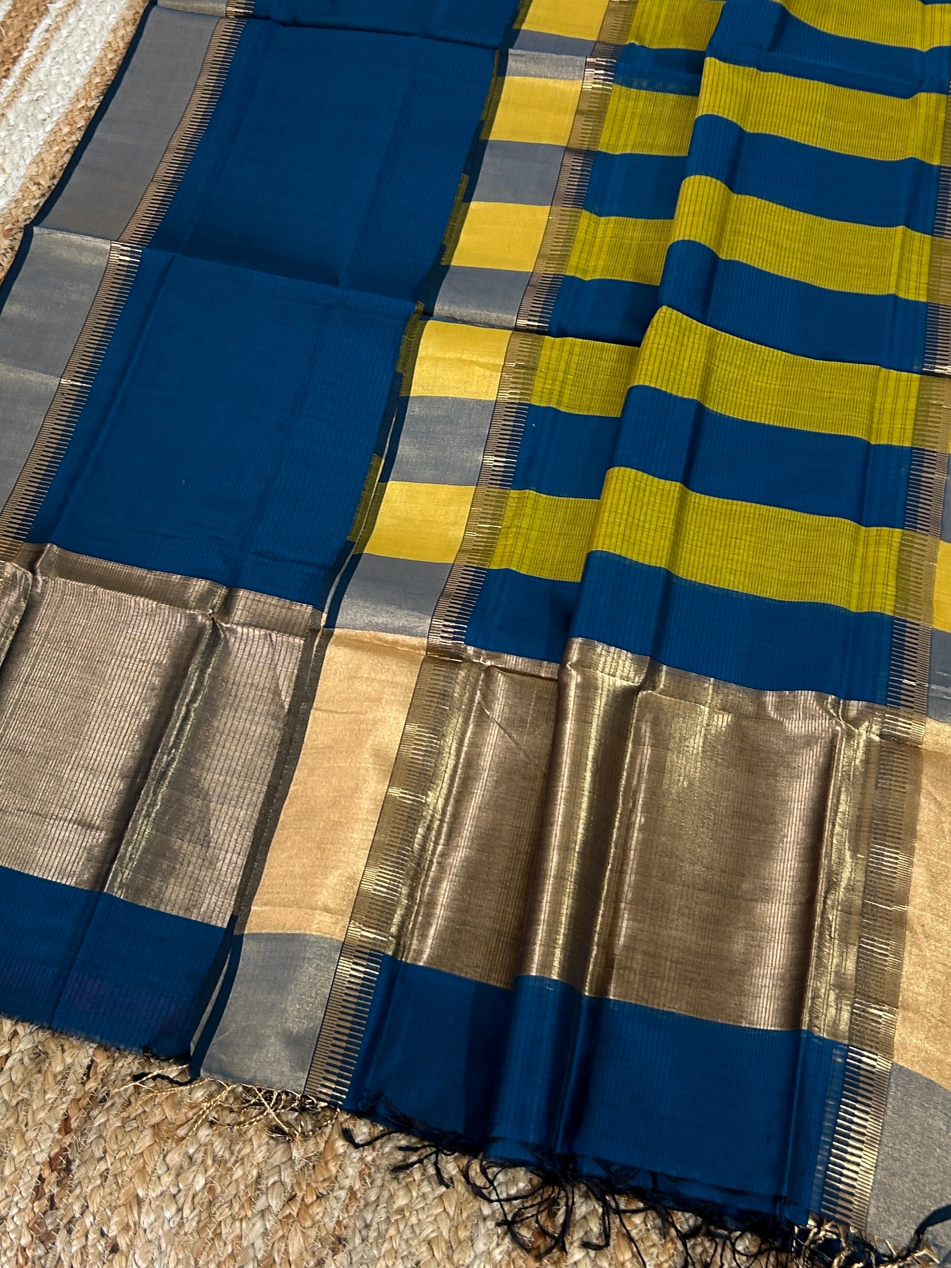 Maheshwari Silk Zari Cotton Dress Material