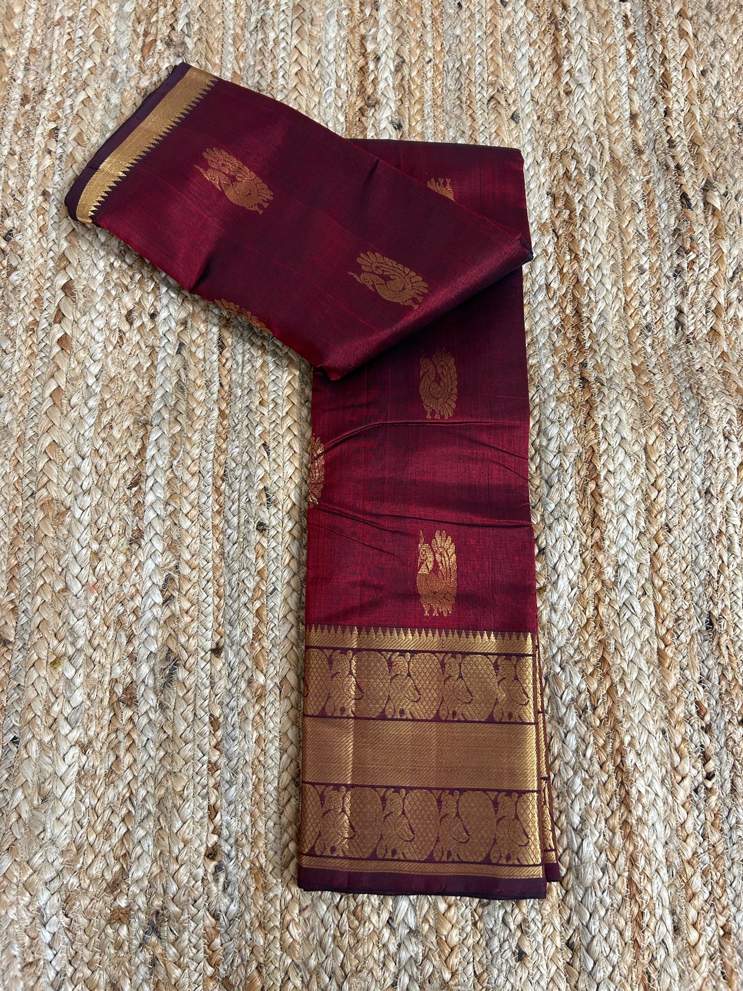Mangalagiri Silk Hand Woven Saree