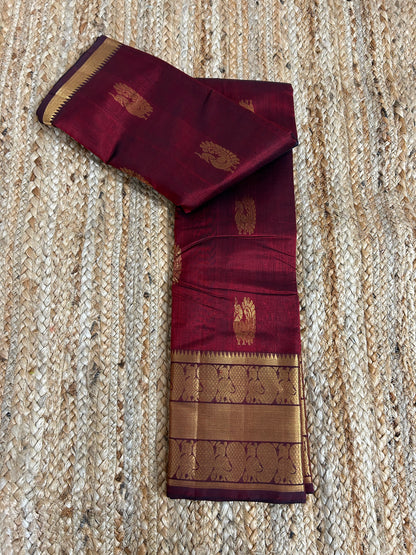 Mangalagiri Silk Hand Woven Saree