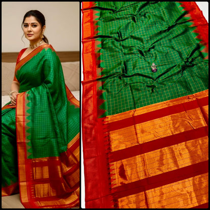 Irkal Paithani Silk Saree
