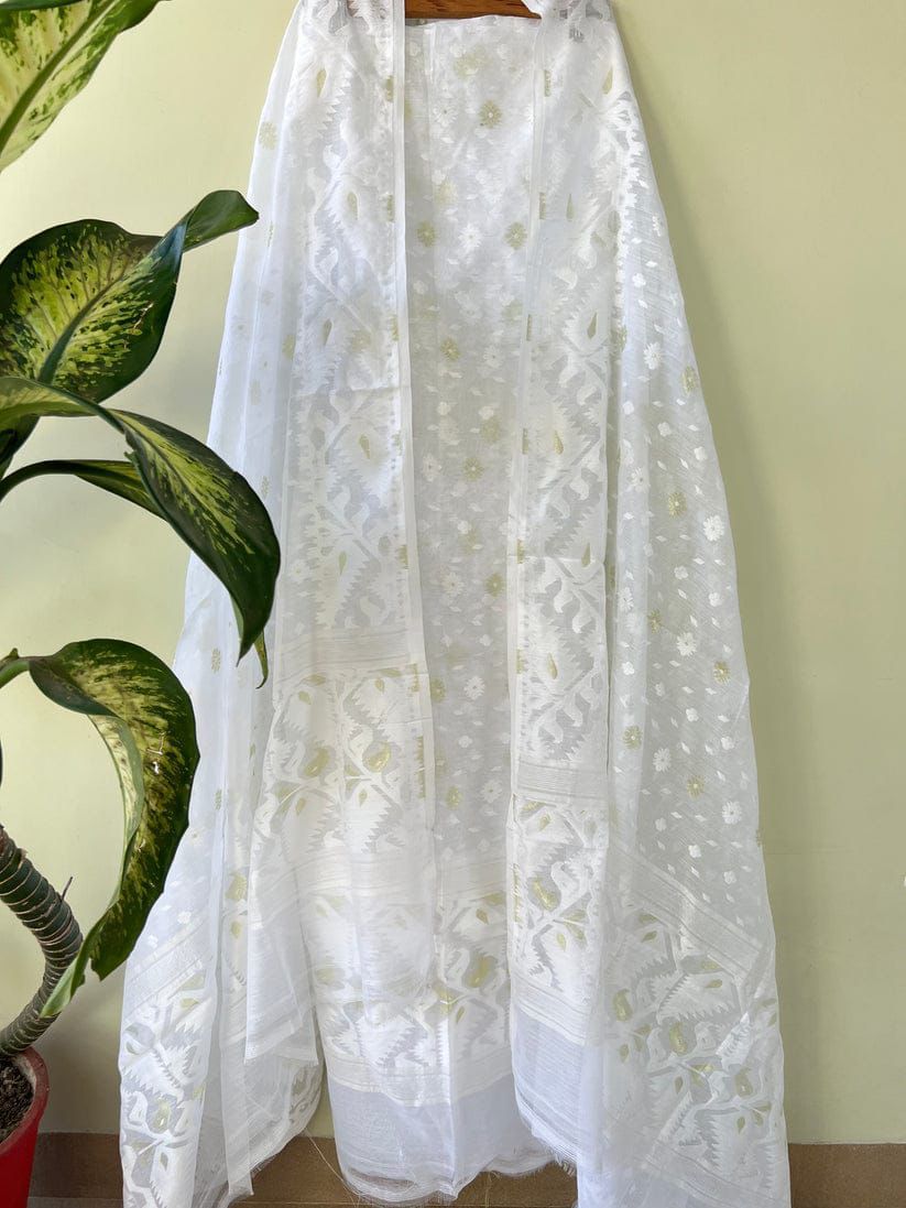 Jamdani Cotton Dress Material
