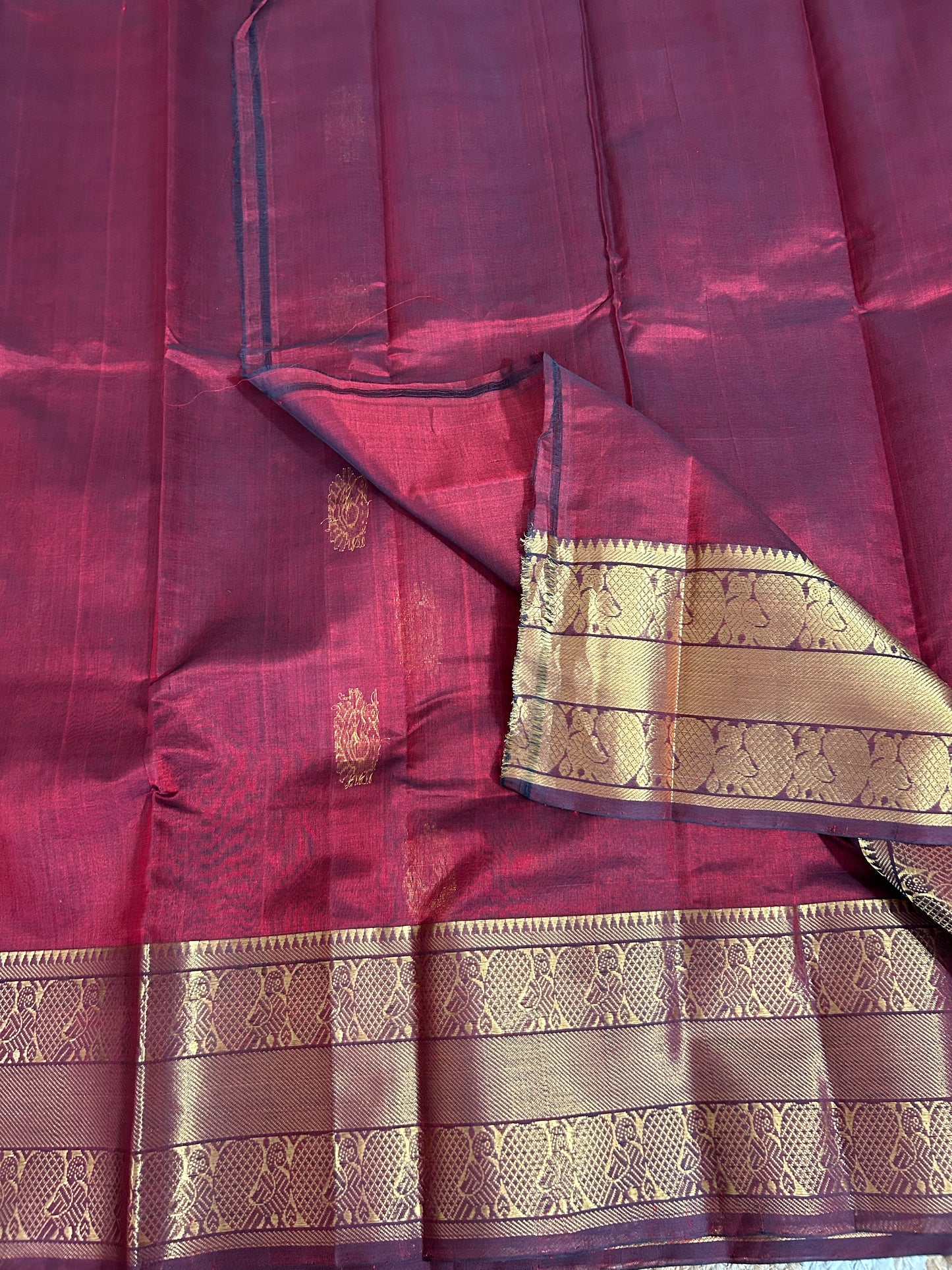 Mangalagiri Silk Hand Woven Saree