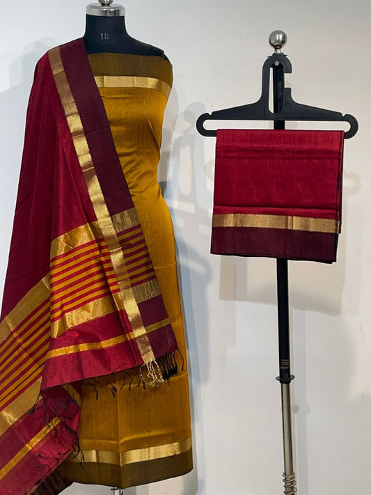 Maheshwari Silk Dress Material
