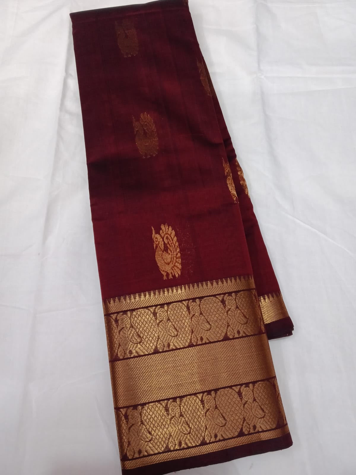 Mangalagiri Silk Hand Woven Saree