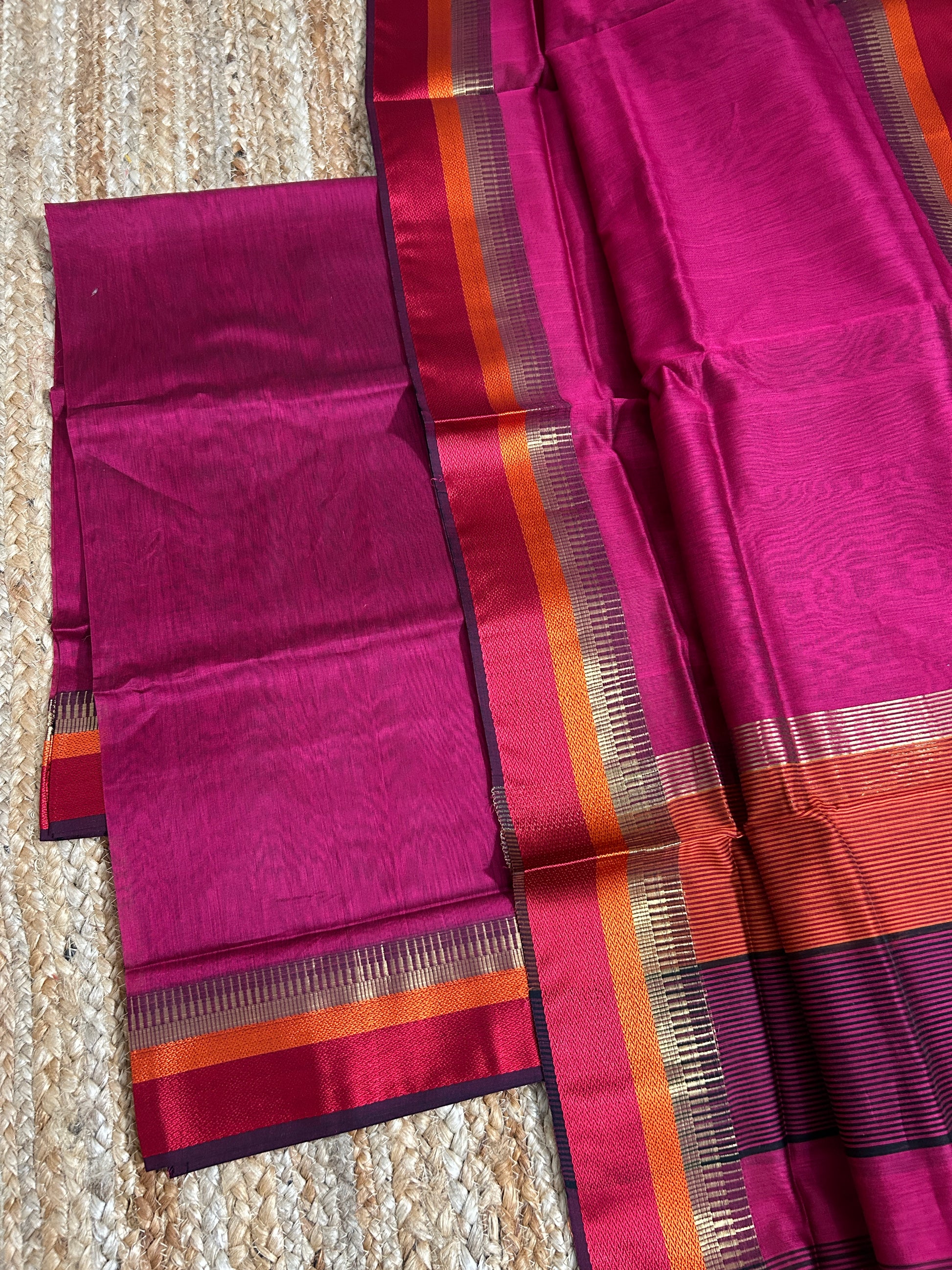 Maheshwari Silk Cotton Dress Material