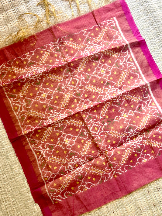 Patola Mercerised Cotton Pooja Roomal