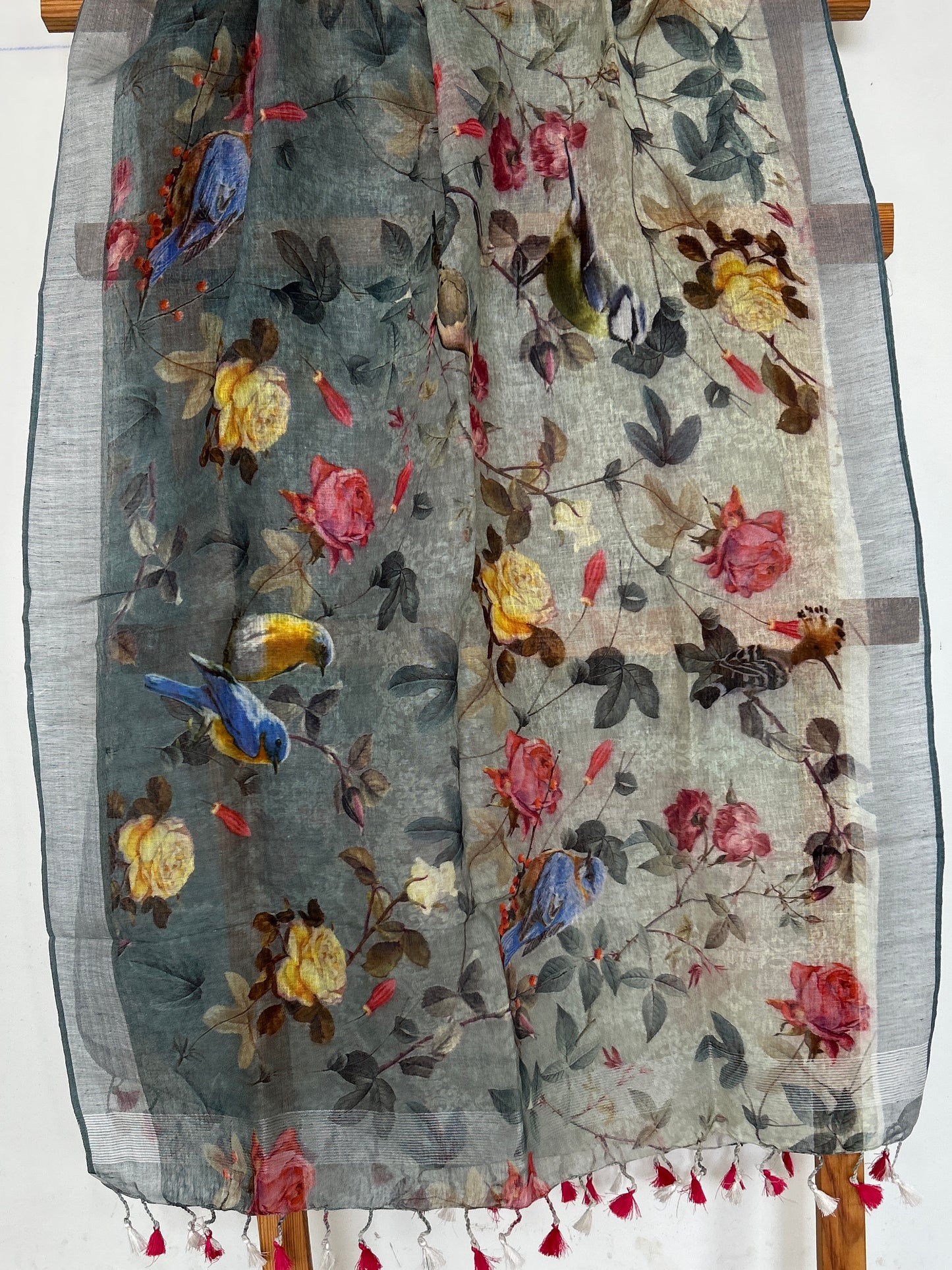 Pure Linen Digital Print Dupatta