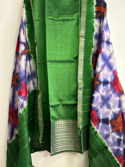 Mangalagiri Silk Cotton Dress Material