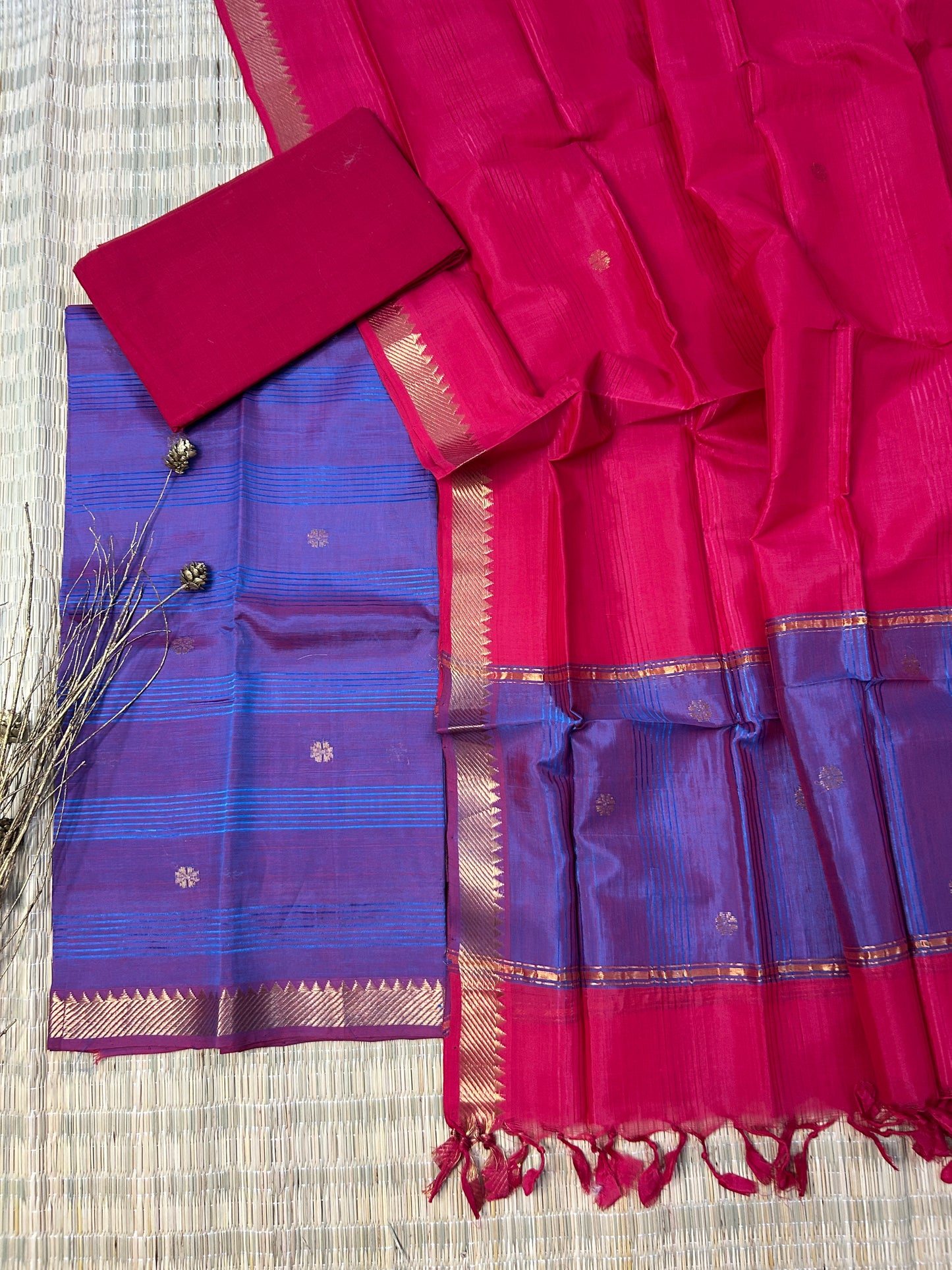 Mangalagiri Silk Dress Material