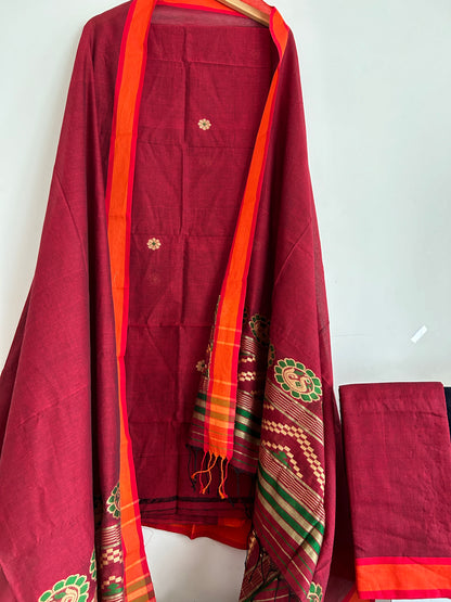 Baluchari Cotton Dress Material